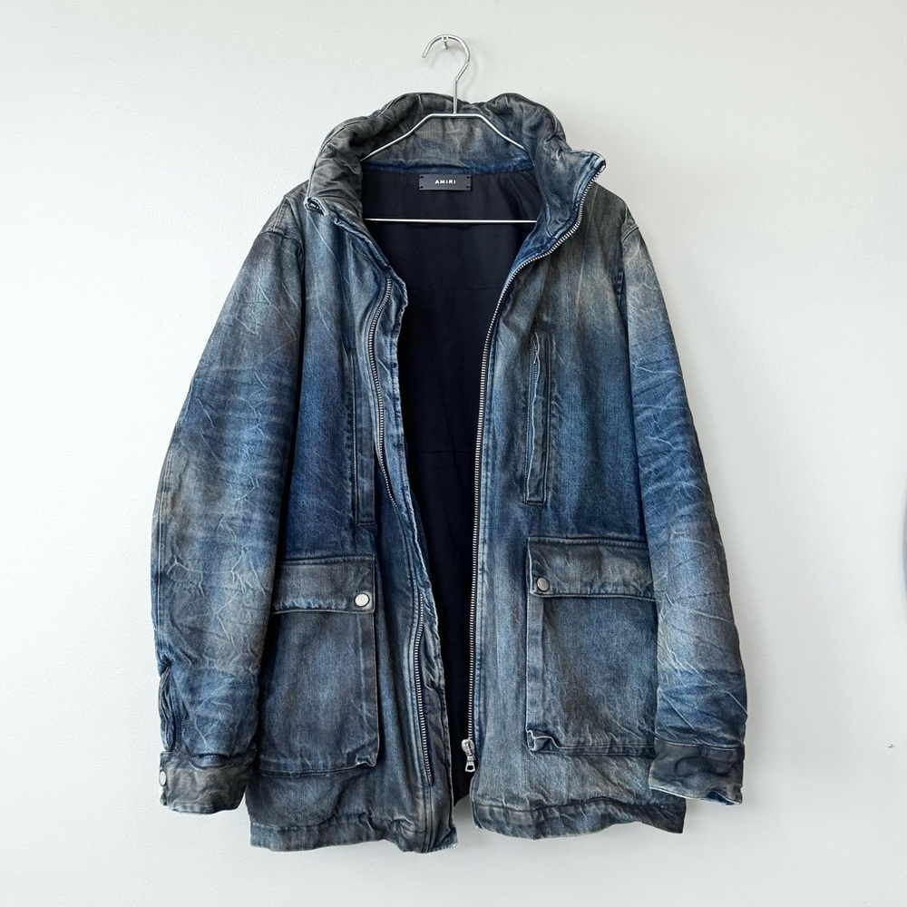 🚫SOLD🚫AMIRI Denim Bomber Jacket